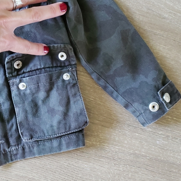 Camo twill military jacket - Picture 4 of 10